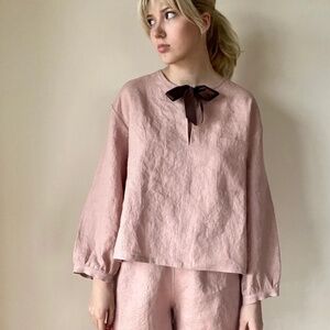 Linen Deep LINEN SHORTS